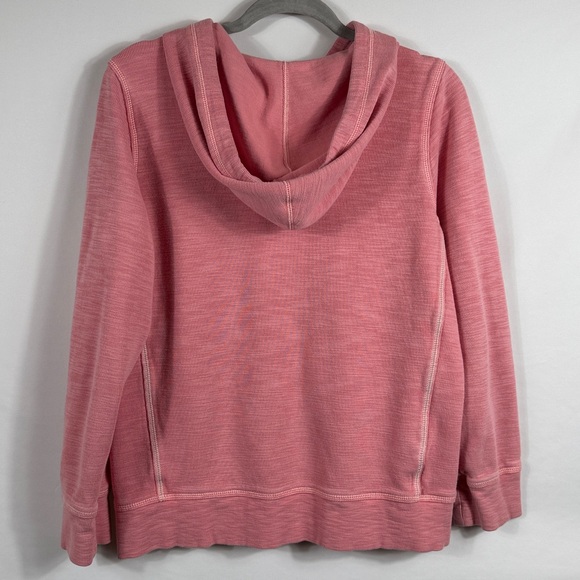 Tommy Bahama Pink‎ Zip Up Hoodie Sweatshirt. Womens size Large. Side pockets - Picture 2 of 8